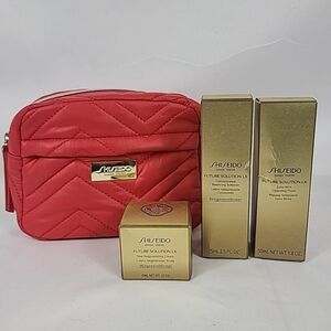 NEW SHISEIDO Future Solution LX Regenerating 4 Piece Gift Set Retail $282